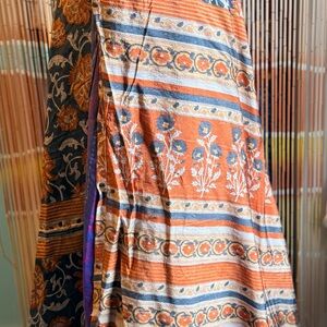 Darn Good Yarn Goddess Boho Floral Maxi Skirt